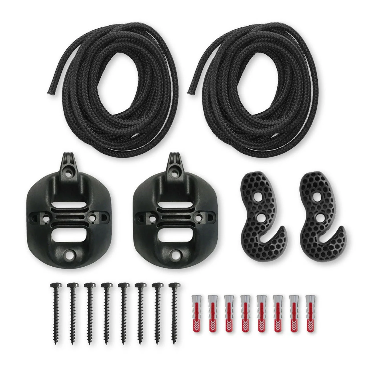 LA SIESTA® CasaMount - Multipurpose Suspension Set For Hammocks - Black 1 LA SIESTA® CasaMount - Multipurpose Suspension Set For Hammocks - Black