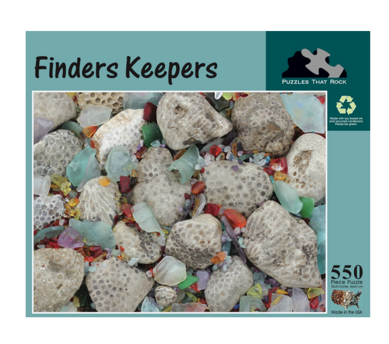 Puzzles That Rock 550 Piece Puzzle 18x24 - Finders Keepers 1 Puzzles That Rock 550 Piece Puzzle 18x24 - Finders Keepers