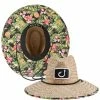 AVID MH22110 Pinch Front Straw Hat - Pineapple Party