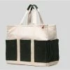 Shore Bags ShoreBags® Pocket Grocery Tote - Natural With Navy - Large