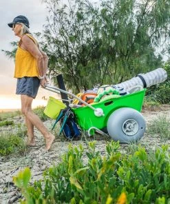 WheelEEZ® WZ1-BC Beach Cart - Green -SUNFLOW Shop e9295cd63e45292a595824f8d667d3ee 31012.1669759044