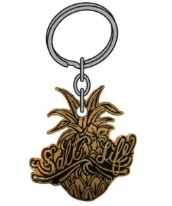 Salt Life® Signature Pineapple Metal Keychain