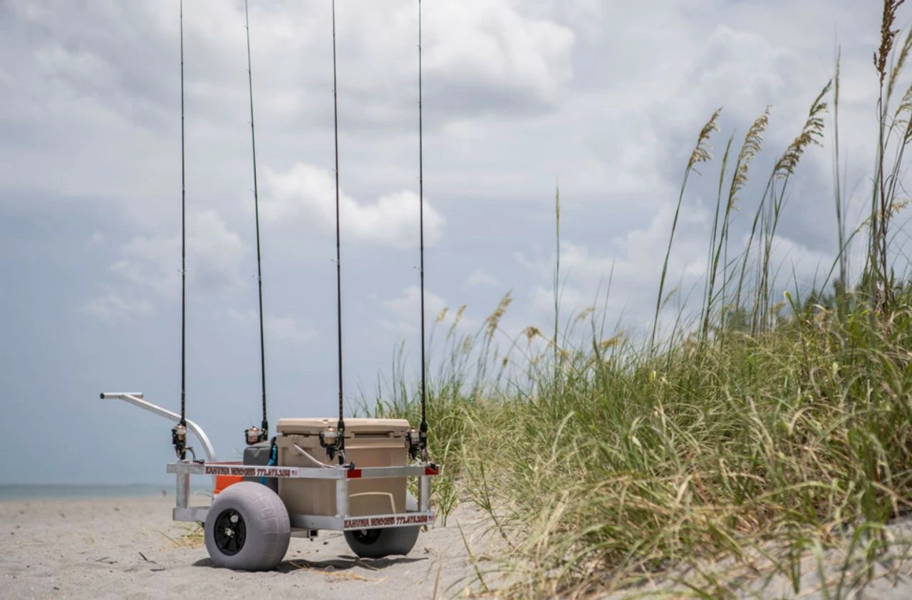 Alumacart 36in Bimini Beach Wagon No Hitch 2 Alumacart 36in Bimini Beach Wagon No Hitch - Image 2