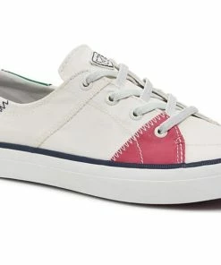 Sperry Top-Sider Sperry® Women's Crest Vibe Sneaker - WHT/PNK/GRN - Size 8M