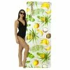 Pool Candy PoolCandy Inflatable Tropical Print Pool Raft - 74x30 Inches