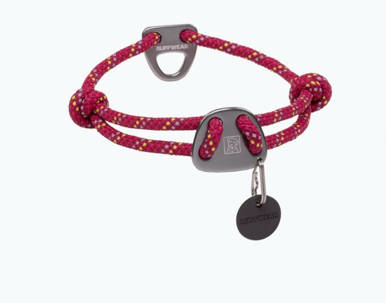 Ruffwear™ Knot-a-Collar™ Rope Dog Collar - Hibiscus Pink 1 Ruffwear™ Knot-a-Collar™ Rope Dog Collar - Hibiscus Pink