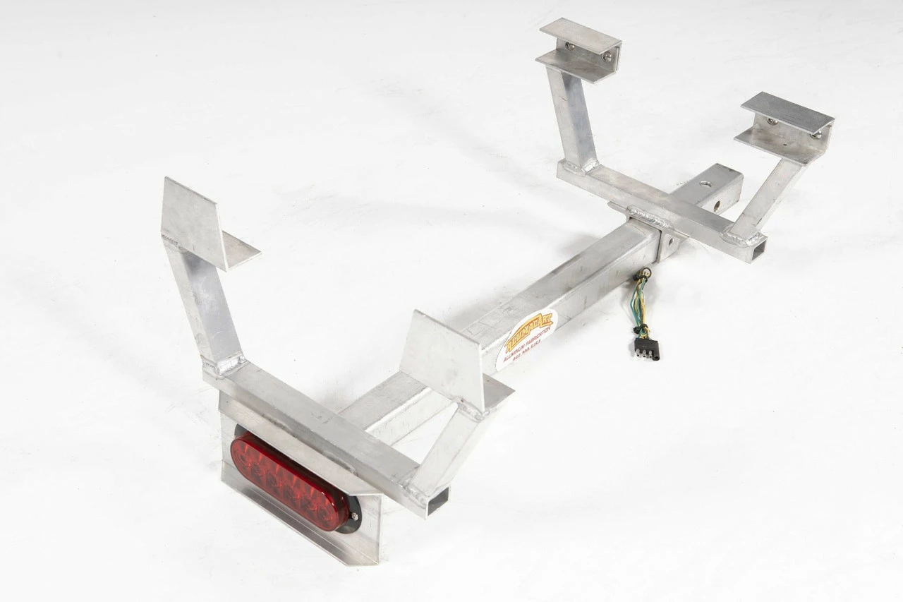 Alumacart Wagon Hitch W/LED Brake Light (Big Kahuna Solid Deck, Jupiter, Push, Pull) 1 Alumacart Wagon Hitch W/LED Brake Light (Big Kahuna Solid Deck, Jupiter, Push, Pull)