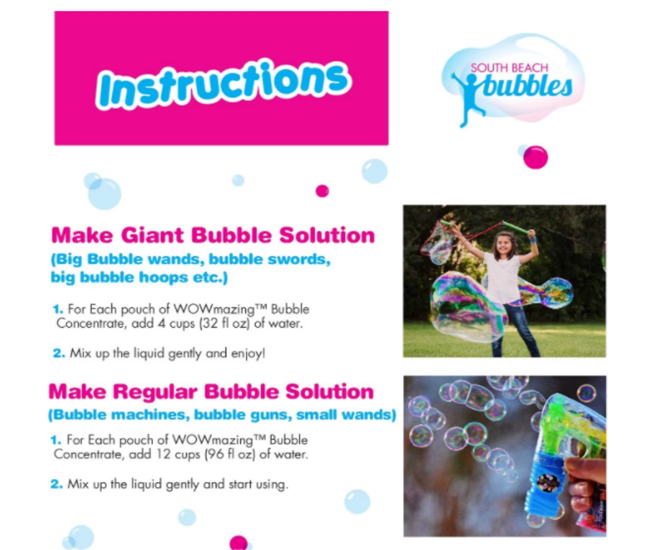 South Beach Bubbles WOWmazing™ Concentrate Refill 3 South Beach Bubbles WOWmazing™ Concentrate Refill - Image 3