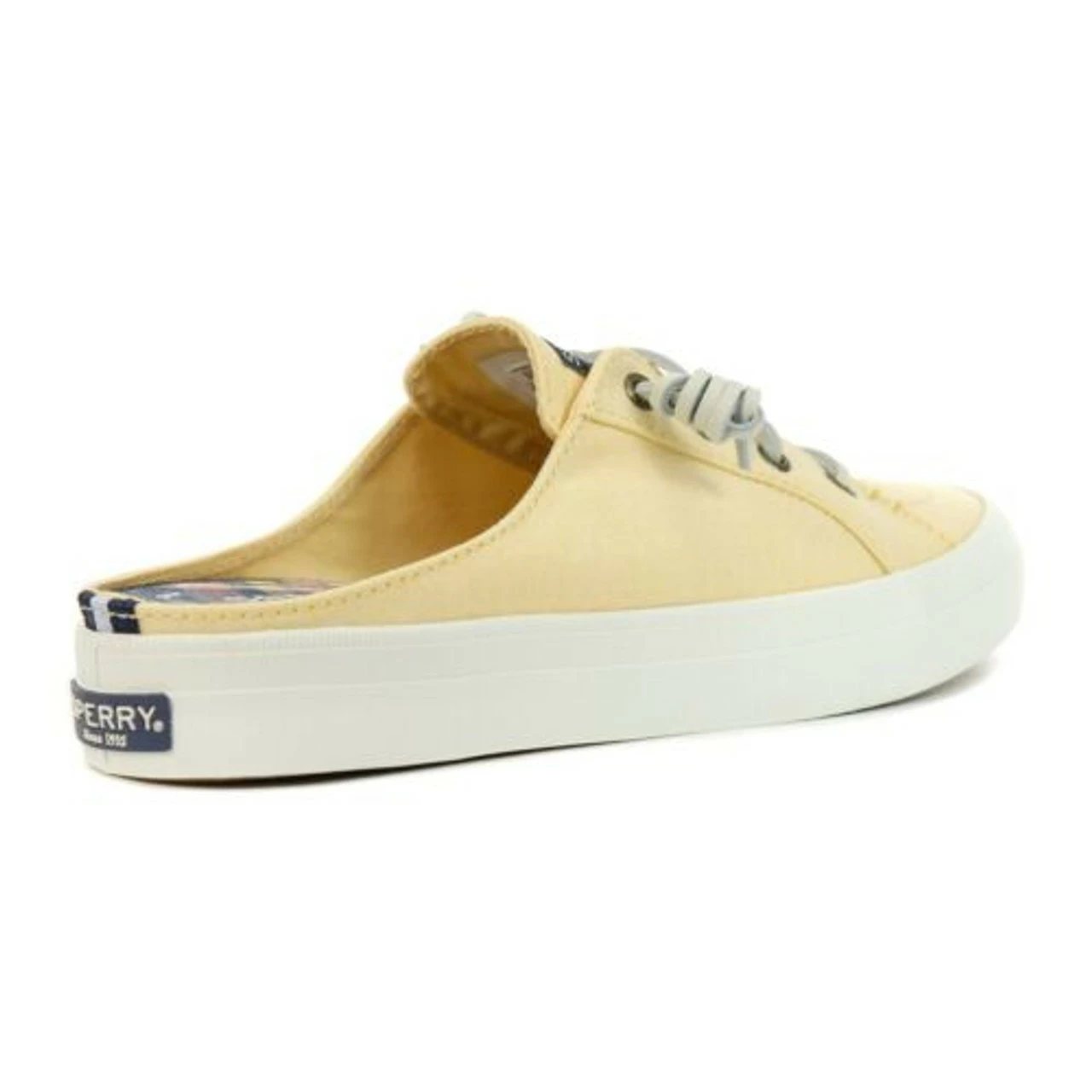 Sperry Top-Sider Sperry® Women's Crest Vibe Chambray Mule Sneaker - Yellow 3 Sperry Top-Sider Sperry® Women's Crest Vibe Chambray Mule Sneaker - Yellow - Image 3