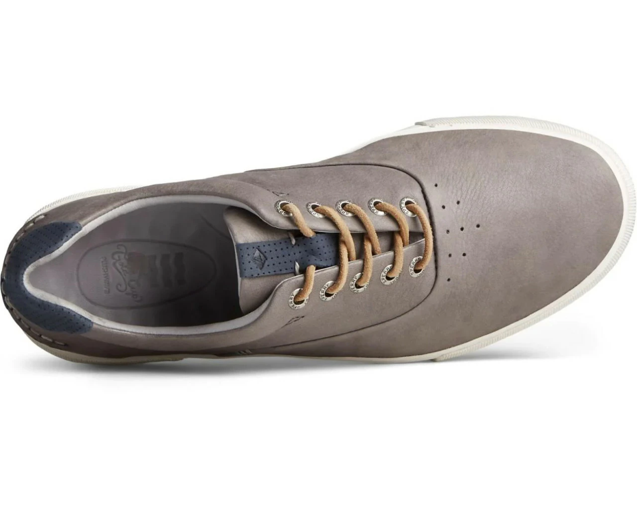 Sperry Top-Sider Sperry® Men's Gold Cup Striper PLUSHWAVE CVO Sneaker - Soft Grey 2 Sperry Top-Sider Sperry® Men's Gold Cup Striper PLUSHWAVE CVO Sneaker - Soft Grey - Image 2