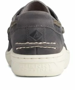 Sperry Top-Sider Sperry® Men's Billfish Plushwave 3-Eye Boat Shoe - Grey -SUNFLOW Shop sperry mens billfish plushwave boat shoe grey 653979 26561.1677860662