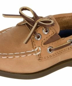 Sperry Top-Sider Sperry® TODDLER A/O Leather Boat Shoe - Sahara